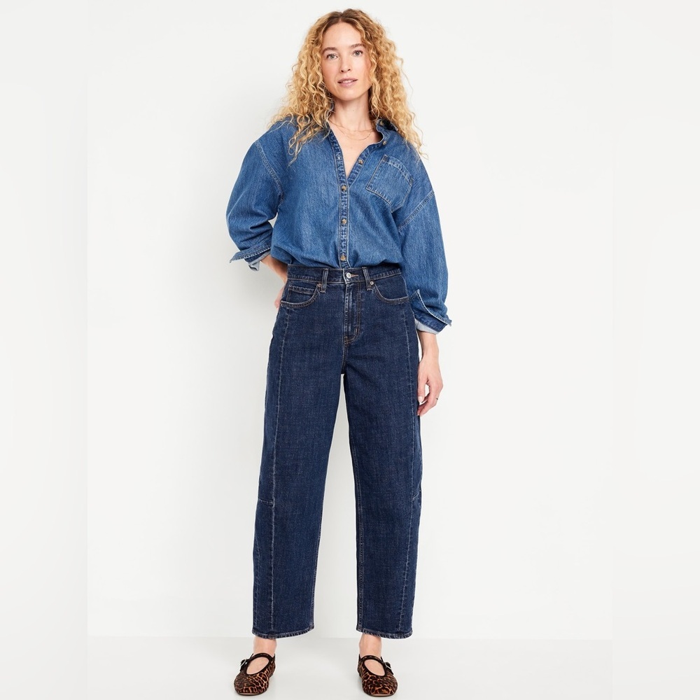 Trendy Barrel Blue Women's Jeans - Picture 2 of 7